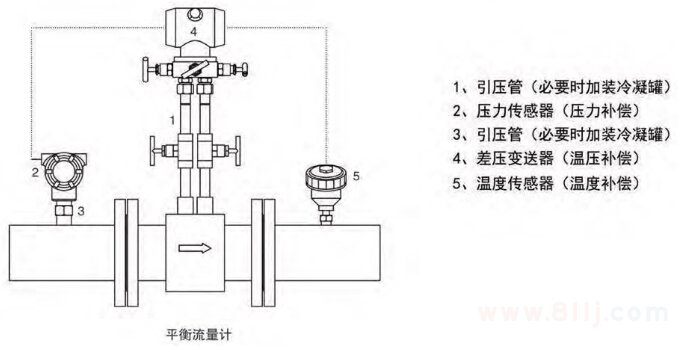 平衡孔板流量計結構組成